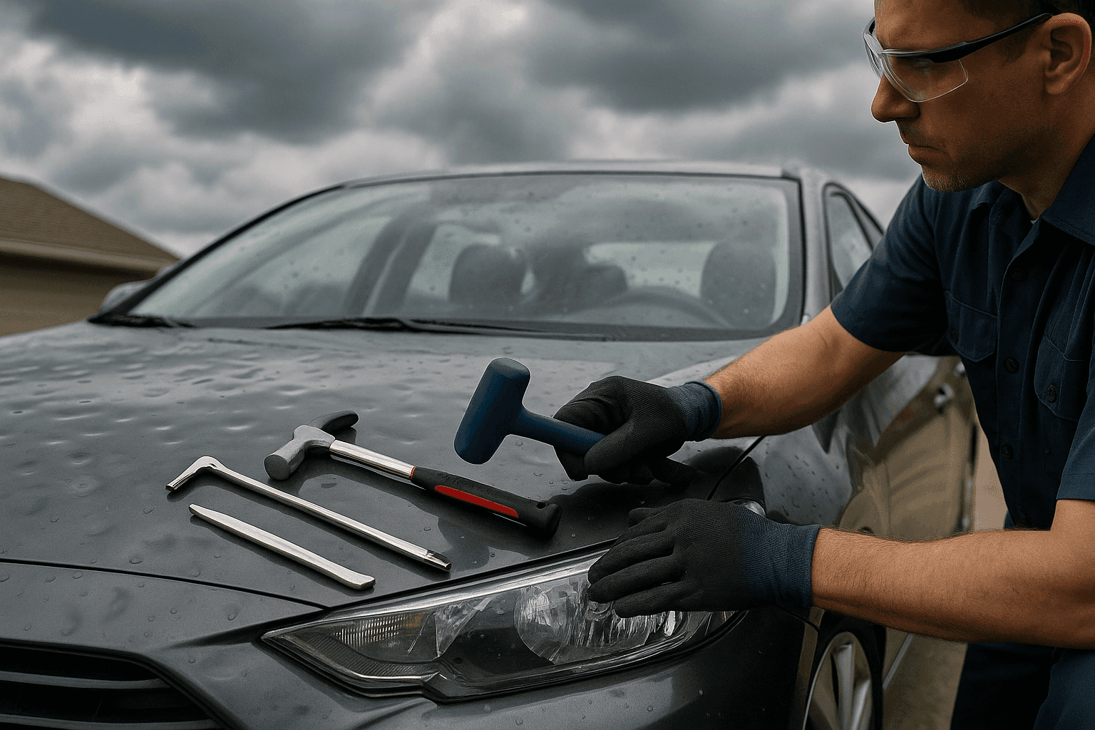 How to Handle Auto Body Damage After a Storm: A Homeowner's Guide